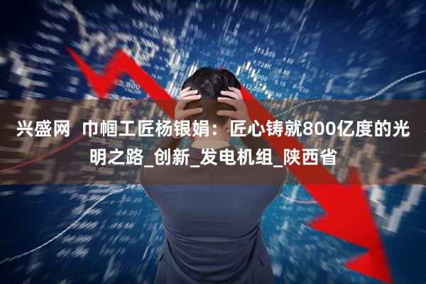 兴盛网  巾帼工匠杨银娟：匠心铸就800亿度的光明之路_创新_发电机组_陕西省