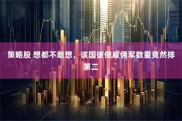 策略股 想都不敢想，该国援俄雇佣军数量竟然排第二